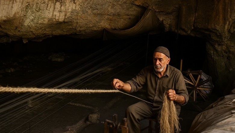 Gaziantep&rsquo;te Y&uuml;zyılların İzini Taşıyan Kendir &Uuml;retimi Mağarası